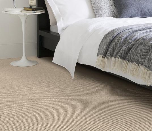 Wool Hygge Koselig Mokka Carpet 1581 in Bedroom