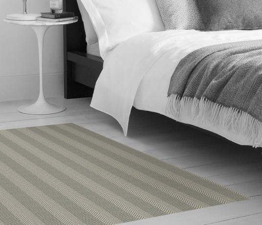 Wool Iconic Herringstripe Behrs Carpet 1564 as a rug (Make Me A Rug)