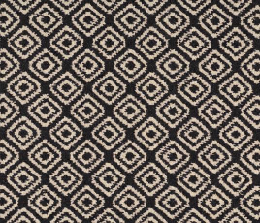 Quirky Geo Black Carpet 7131 Swatch