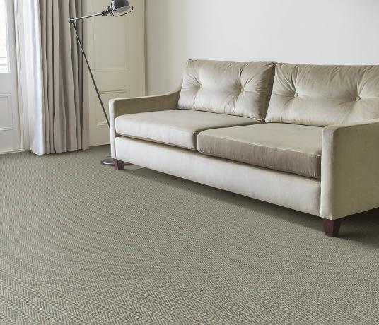 Sisal Herringbone Highclere Carpet 4427 in Living Room