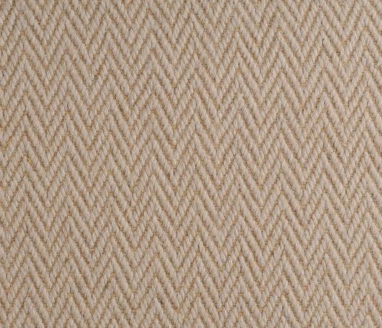 Wool Herringbone Zig Zag Mushroom Carpet 4678 Swatch