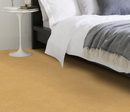 Sisal Herringbone Hampton Carpet 4420 in Bedroom