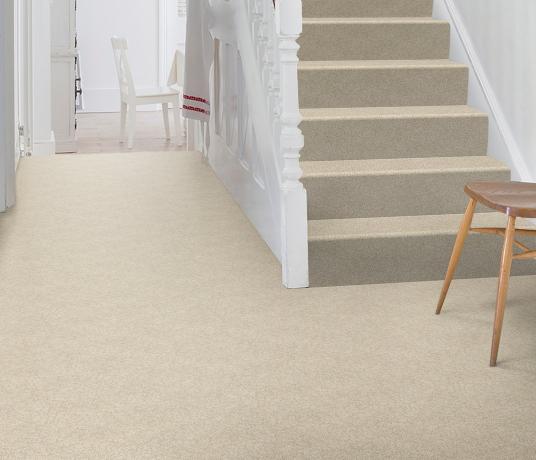 Barefoot Wool Bikram Laya Carpet 5902 on Stairs