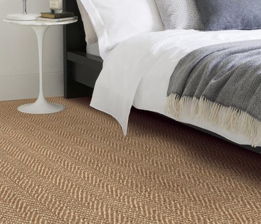 Jute Herringbone Maltloaf Carpet 1624 in Bedroom