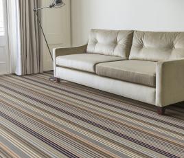 Margo Selby Stripe Surf Botany Carpet 1901 in Living Room thumb