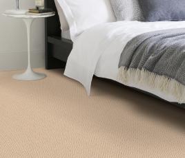 Wool Herringbone Zig Zag Button Carpet 4679 in Bedroom thumb