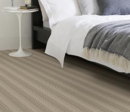 Wool Iconic Herringstripe Nerina Carpet 1561 in Bedroom thumb