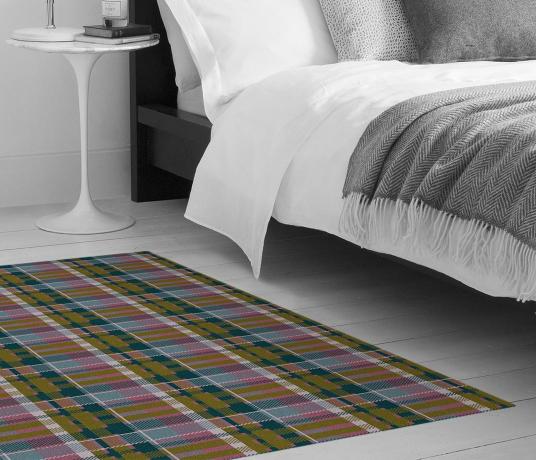 Quirky Tartan Gallant Weaver 7160 as a rug (Make Me A Rug)