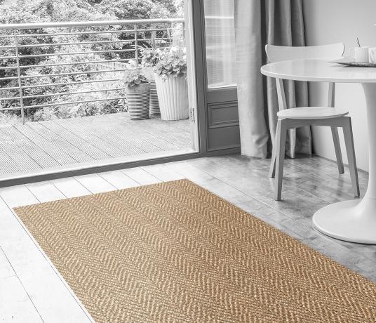 Jute Herringbone Maltloaf Carpet 1624 in Living Room (Make Me A Rug)