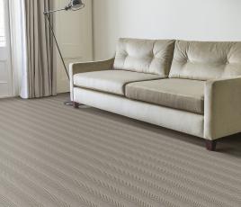 Wool Iconic Herringstripe Mamaki Carpet 1562 in Living Room thumb