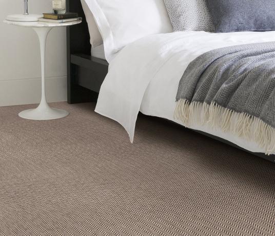 Anywhere Herringbone Shingle Carpet 8046 in Bedroom