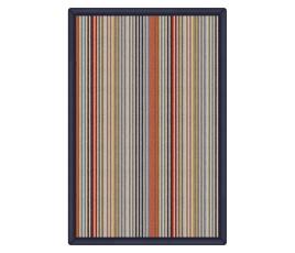 Margo Selby Westbrook Striped Rug 2 from above thumb