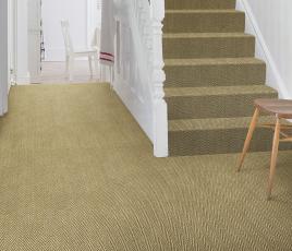 Sisal Herringbone Harestock Carpet 4423 on Stairs thumb