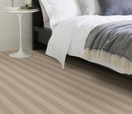 Wool Iconic Herringstripe Devi Carpet 1563 in Bedroom thumb