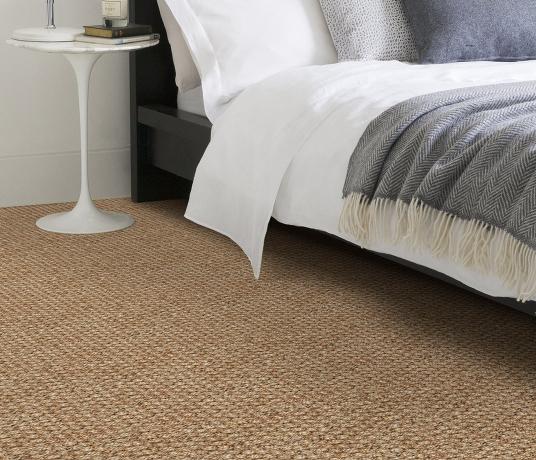 Jute Big Panama Pancake Carpet 2611 in Bedroom