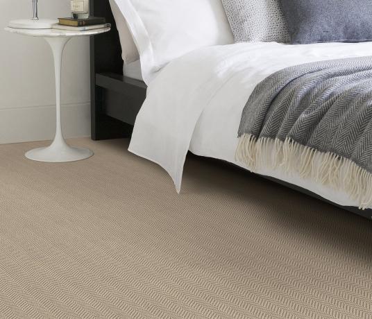 Wool Iconic Herringbone Brando Carpet 1521 in Bedroom