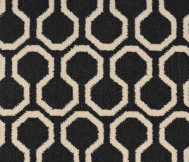 Quirky Honeycomb Black Carpet 7111 Swatch thumb