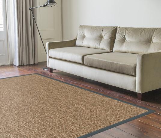 James Jute Rug in Living Room