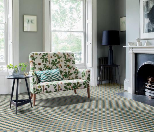 Quirky Ben Pentreath Cube Soane Carpet 7244 lifestyle