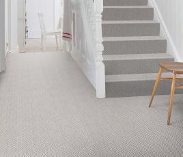 Wool Iconic Herringbone Coburn Carpet 1550 on Stairs thumb