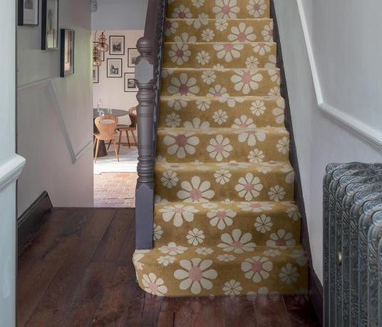 Quirky Bloom Polenta Carpet 7172 lifestyle