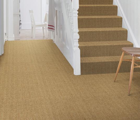 No Bother Sisal Super Bouclé Northington Carpet 1452 on Stairs