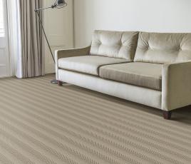 Wool Iconic Herringstripe Nerina Carpet 1561 in Living Room thumb