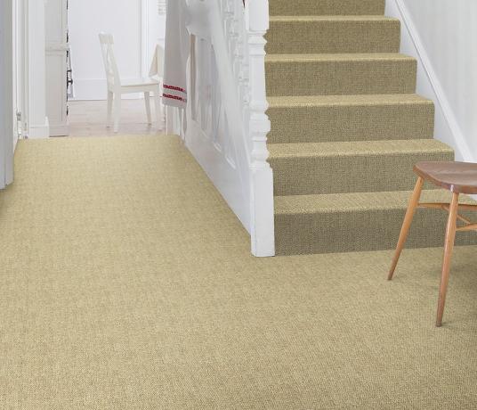 Sisal Bouclé Blenheim Carpet 1232 on Stairs