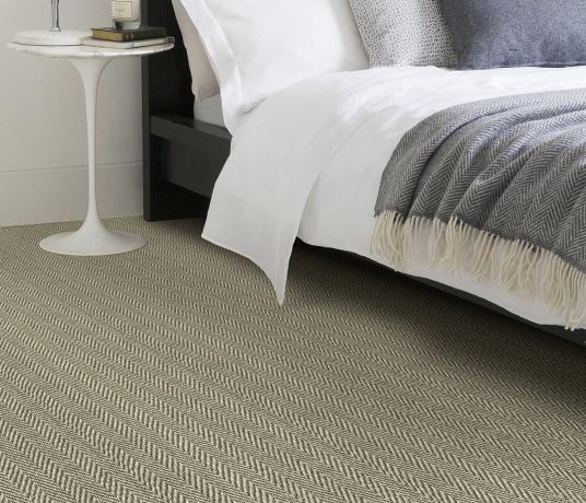 Sisal Herringbone Hazeley Carpet 4428 in Bedroom