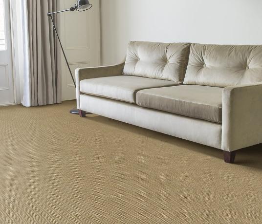 Sisal Herringbone Harestock Carpet 4423 in Living Room