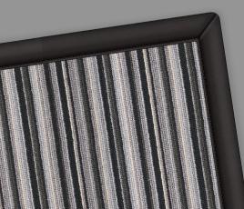 Merlin Striped Wool Runner rug corner thumb