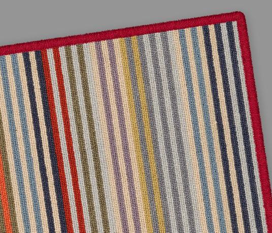 Margo Selby Westbrook Striped Rug 3 rug corner