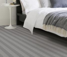 Wool Iconic Herringstripe Arova Carpet 1565 in Bedroom thumb