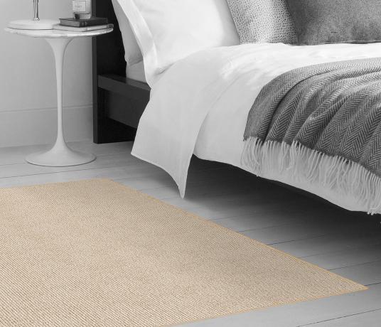 Wool Milkshake Vanilla Carpet 1741 as a rug (Make Me A Rug)