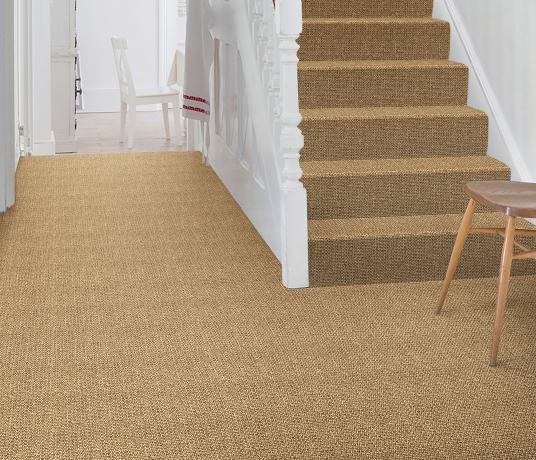 Sisal Super Bouclé Bulford Carpet 1316 on Stairs