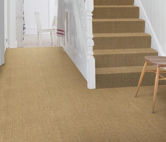 No Bother Sisal Bouclé Nursling Carpet 1402 on Stairs