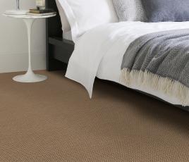 Anywhere Herringbone Caramel Carpet 8047 in Bedroom thumb