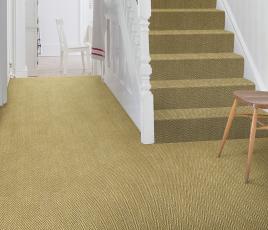 Sisal Herringbone Herne Carpet 4421 on Stairs thumb