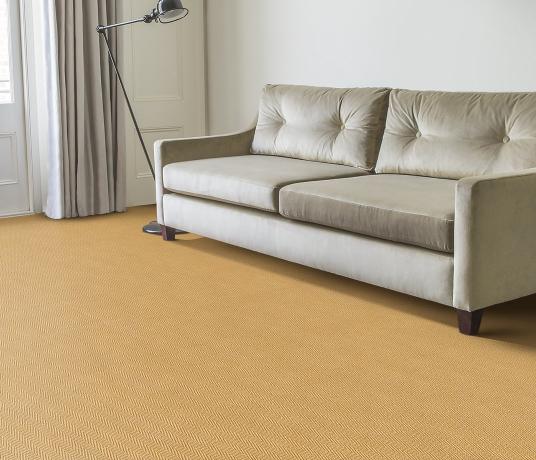 Sisal Herringbone Hampton Carpet 4420 in Living Room