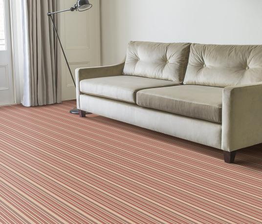 Quirky Hot Herring Ruby Carpet 7138 in Living Room