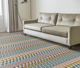 Quirky Margo Selby Fair Isle Annie Carpet 7210 in Living Room thumb