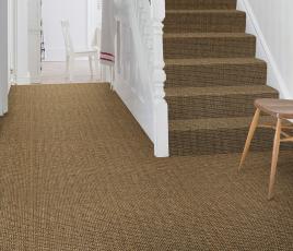 No Bother Sisal Super Bouclé Newbridge Carpet 1451 on Stairs thumb