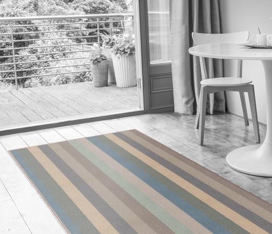 Margo Selby Stripe Surf Joss Carpet 1900 in Living Room (Make Me A Rug)