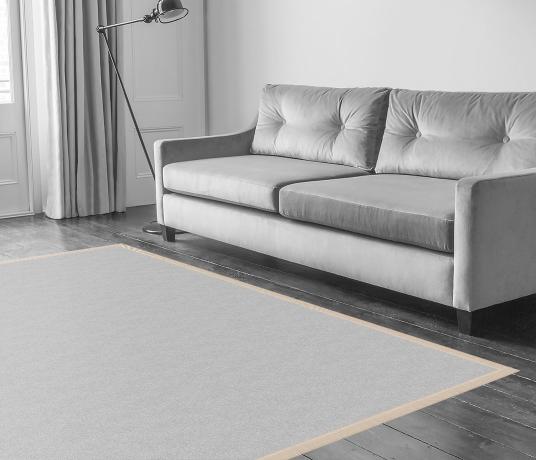 Linen Ivory Border  in Living Room