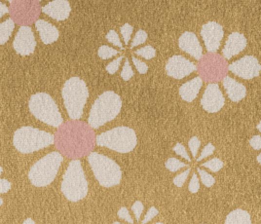 Quirky Bloom Polenta Carpet 7172 Swatch