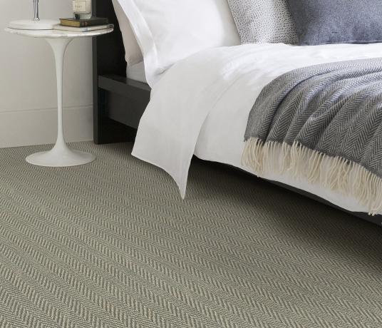 Sisal Herringbone Highclere Carpet 4427 in Bedroom