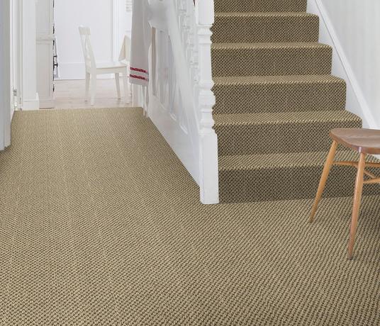 Sisal Malay Lhasa Carpet 2547 on Stairs