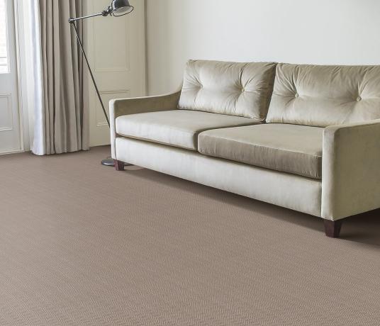 Wool Iconic Herringbone Niven Carpet 1525 in Living Room