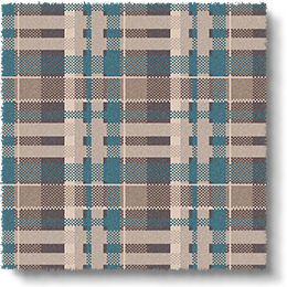 Quirky Tartan Mountain Daisy 7164