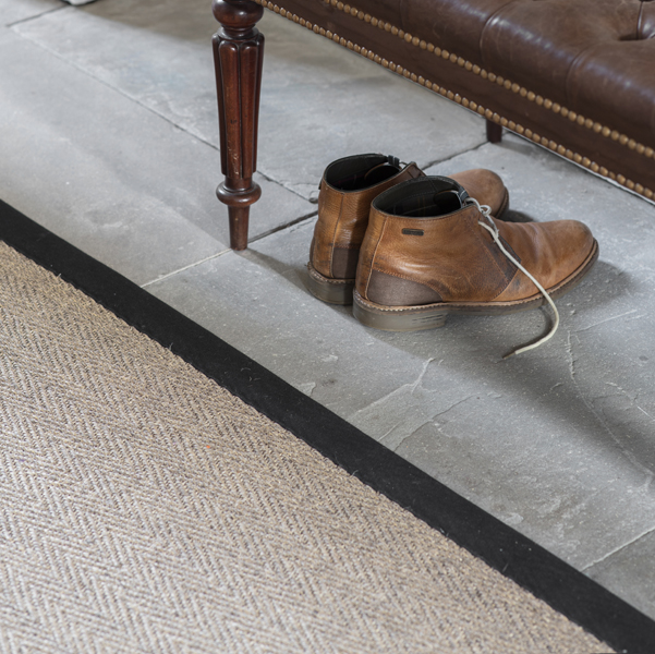 Alternative Flooring At Home, Christina Horspool, Manar House, Sisal Herringbone Bespoke Rug